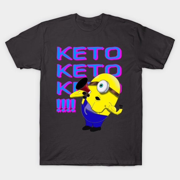 Keto, Keto, Keto T-Shirt by Crystal Dragon